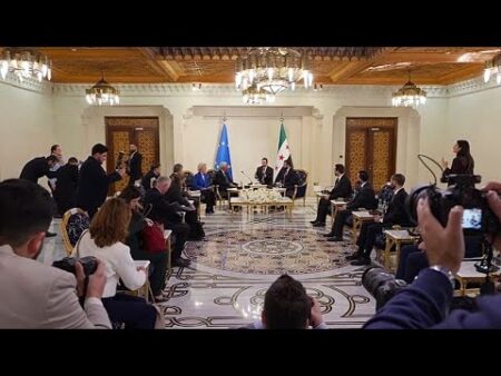 Europe will do ‘everything it can’ to support Syria, von der Leyen says