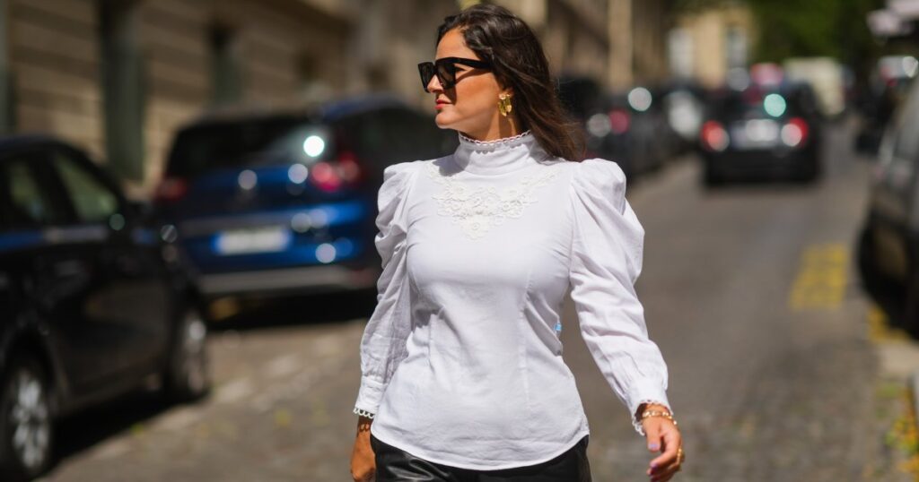 How to Slim a Muffin Top: 17 Expensive-Looking Blouses That Glide Over the Tummy