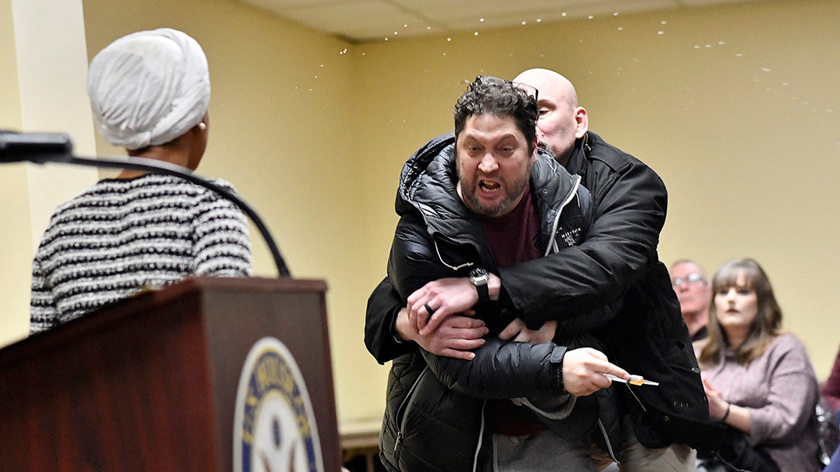 Man tackled while confronting Rep Ilhan Omar
