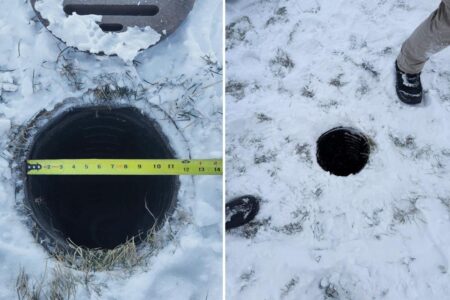 Teen gets stuck in 11-inch-wide drain pipe while sledding on Kansas golf course: ‘Kind of mind boggling’