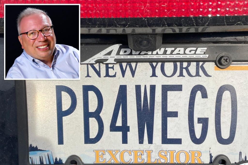 Long Island grandpa peeved after PB4WEGO license plate revoked by DMV — now he’s asking governor to step in