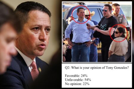Exclusive | Rep. Tony Gonzales trails GOP primary rival by 21 points amid affair scandal: poll
