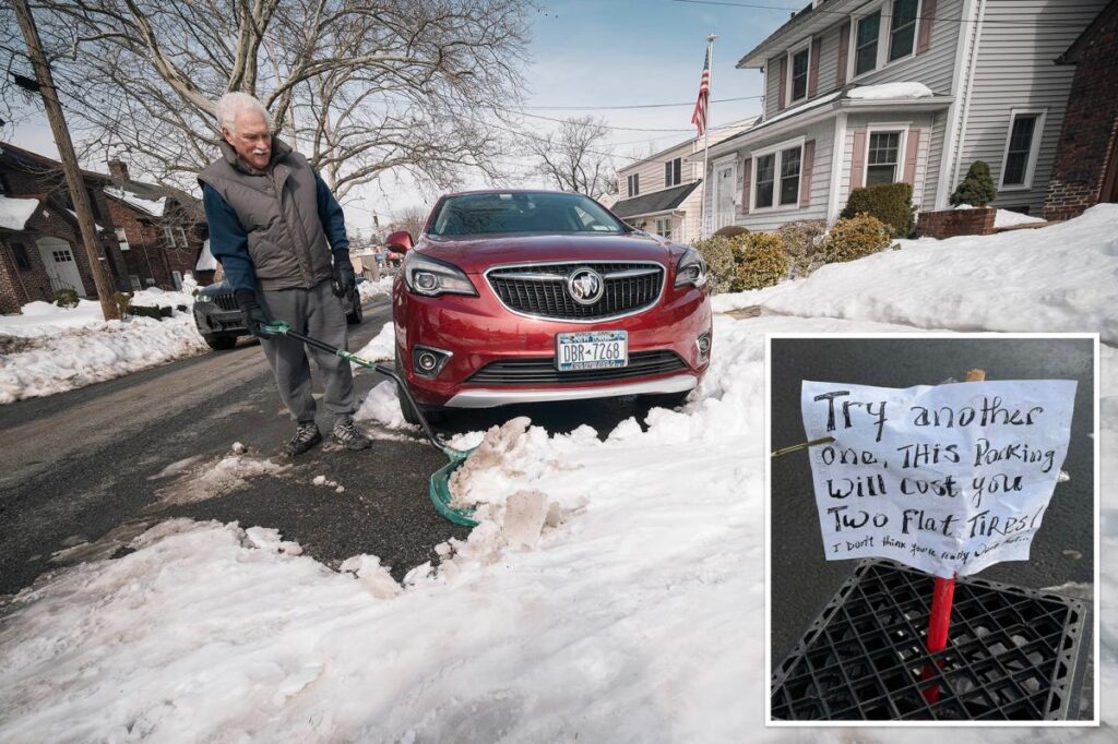 Shovels blazin’ as NY, NJ residents defend parking spots in blizzard’s aftermath