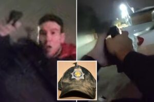 Fresno police share body cam of moment officer narrowly escapes a gunshot to the head