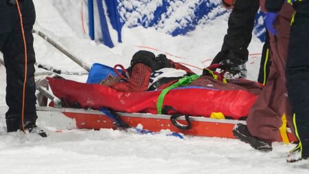 Canadian Olympic snowboarder drops out of big air event following hard crash