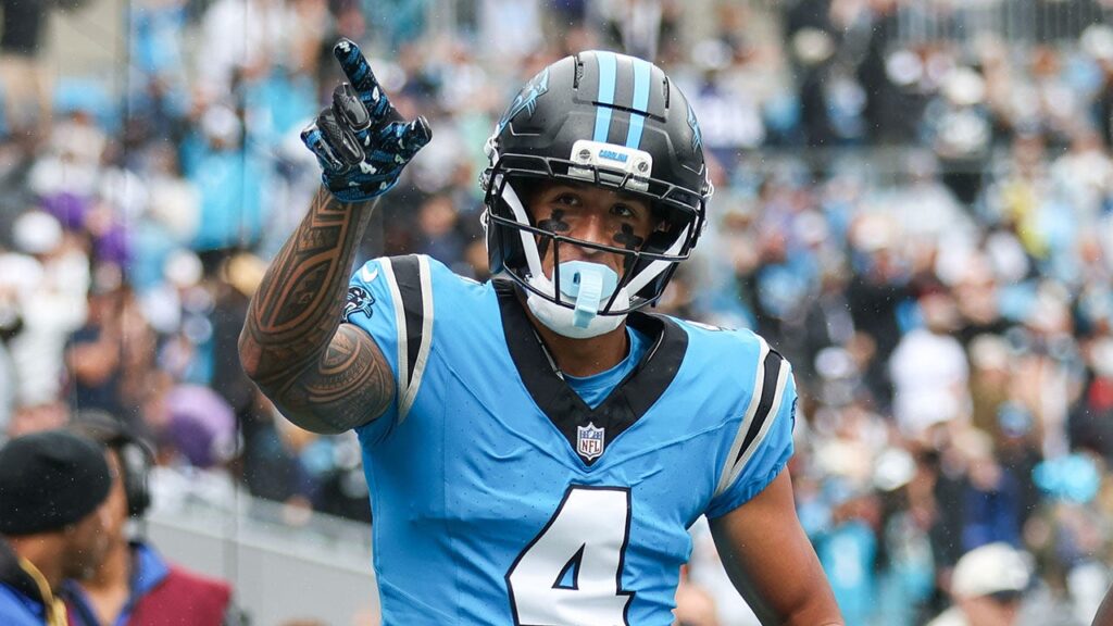 Panthers star Tetairoa McMillan wins Offensive Rookie of the Year after slur controversy