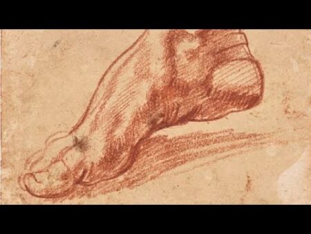 Rare Michelangelo foot sketch for Sistine Chapel fresco fetches record €23 million at auction