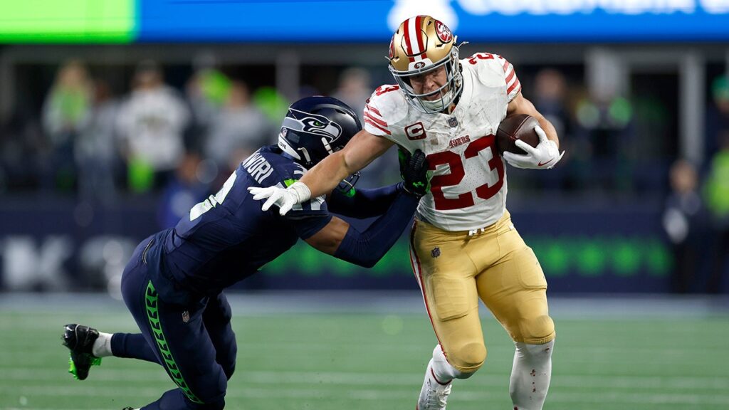 49ers’ Christian McCaffrey, Brock Purdy talk up division rival Seahawks before Super Bowl: ‘Hell of a team’