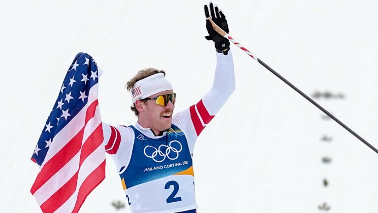 Ben Ogden makes US Olympics history with silver in men’s cross-country skiing