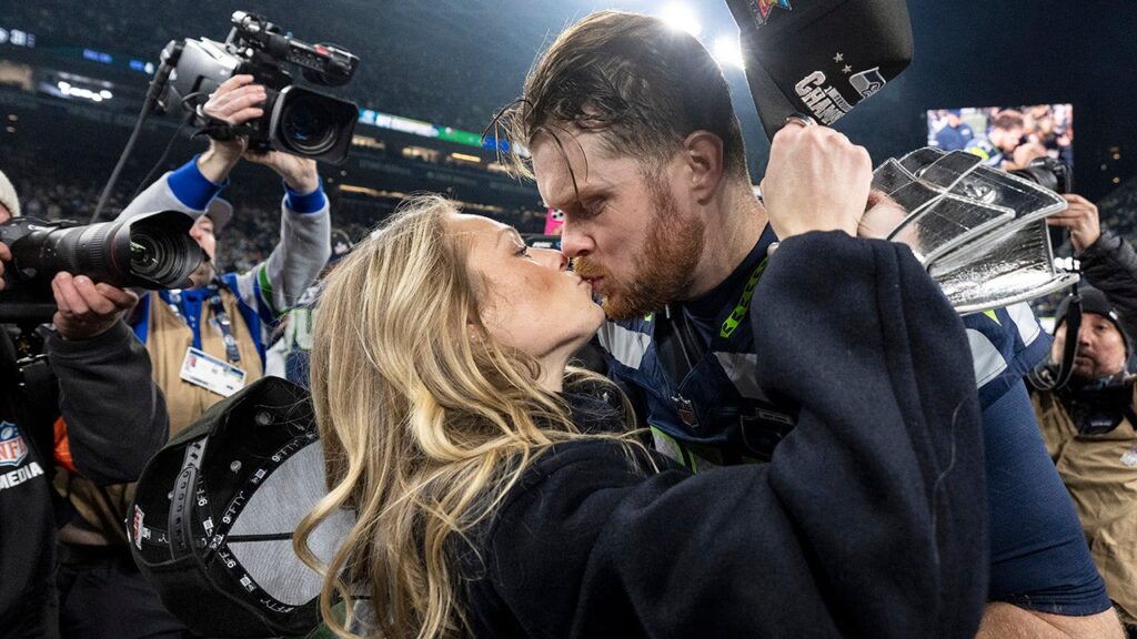 Sam Darnold’s fiancée delivers emotional tribute after Seahawks’ Super Bowl win