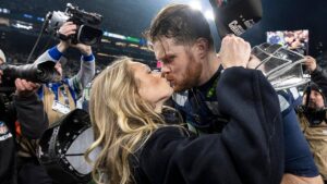 Sam Darnold’s fiancée delivers emotional tribute after Seahawks’ Super Bowl win