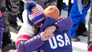 American Olympic gold medalist Breezy Johnson gets engaged during Winter Games