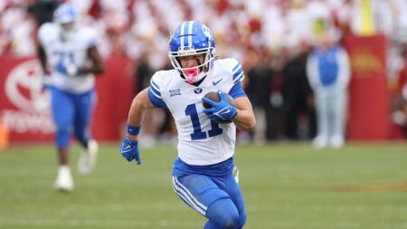 BYU wide receiver, who recently announced engagement, charged with felony rape