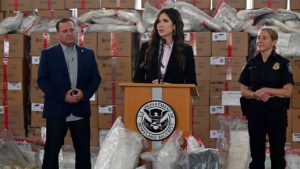 Noem slams Dems blocking DHS funding bill citing TSA, FEMA, Coast Guard: ‘I hope they come to their senses’