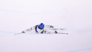 American-born Team China skier Eileen Gu suffers brutal fall during Olympics