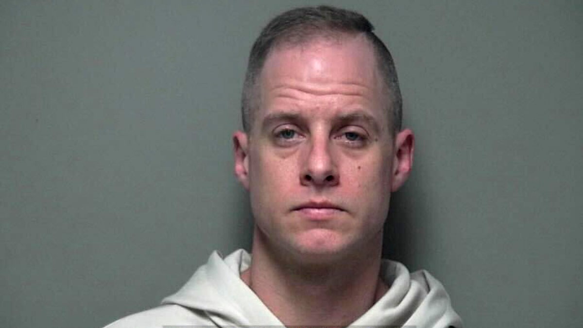 Caleb Flynn mugshot, accused of murdering his wife, Ashley Flynn