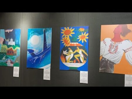 Yellow and Blue: Everyday life in Ukraine celebrated in historic exhibition