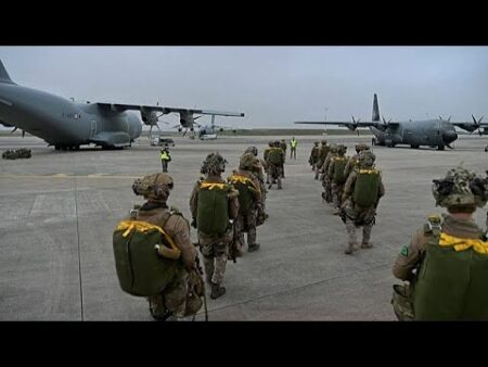 ‘Bold operation’: 1,500 paratroopers take part in Orion-26 exercise in western France