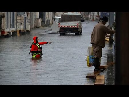 France ends record 40-day streak of consecutive rain but authorities warn of possible flood risks