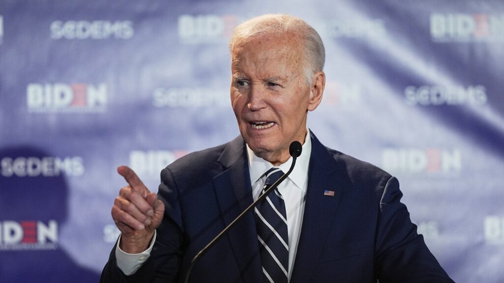 Biden accuses Trump of erasing history and squandering US leadership role on global stage: ‘Dark days’ Biden accuses Trump of erasing history and squandering US leadership role on global stage: ‘Dark days’