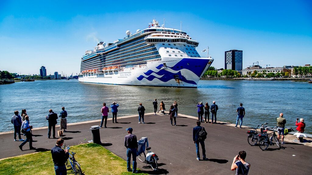 Cruise ship abruptly changes course to rescue people in distressed boat: ‘Knew something’ was up