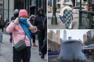 NYC is colder than Antarctica as worst winter chill in 20 years pummels Northeast