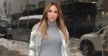 Melissa Gorga Found a Way to Make a Simple Knit Dress Look Cozy and Polished