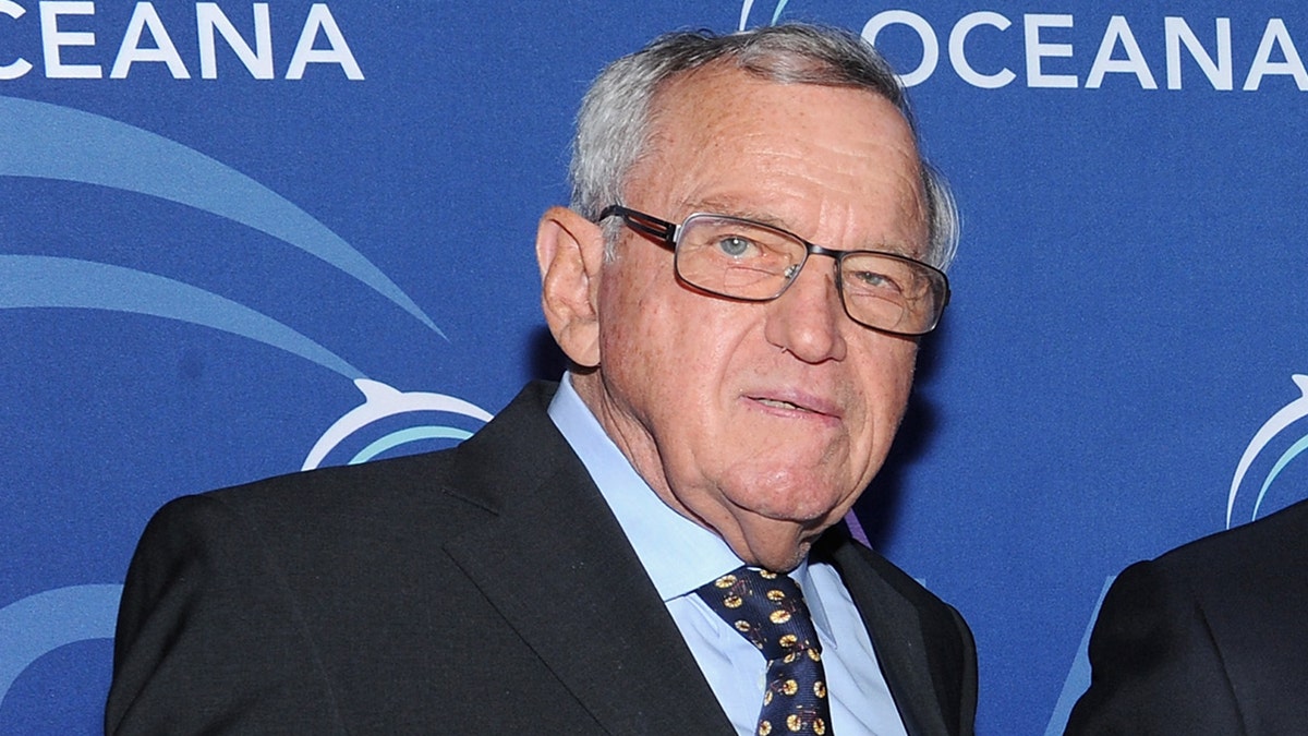 Hansjorg Wyss attends Oceana's 2015 New York City benefit at Four Seasons Restaurant on April 1, 2015, in New York City.