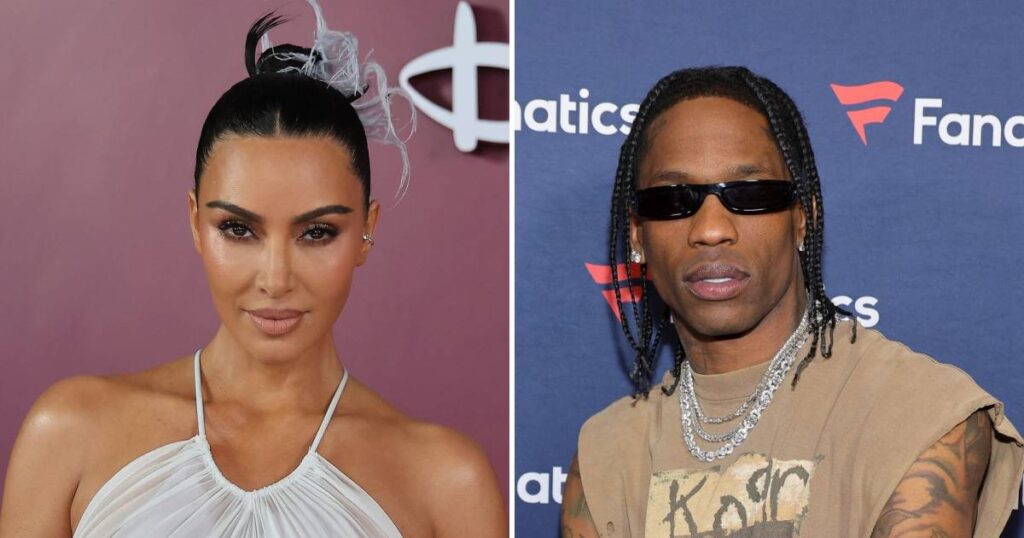 Kim Kardashian Says She Still Calls Kylie Jenner’s Ex Travis Scott for ‘Family Favors’