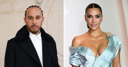 Lewis Hamilton Reportedly Asked About Kim Kardashian Romance for the 1st Time After Super Bowl Sighting