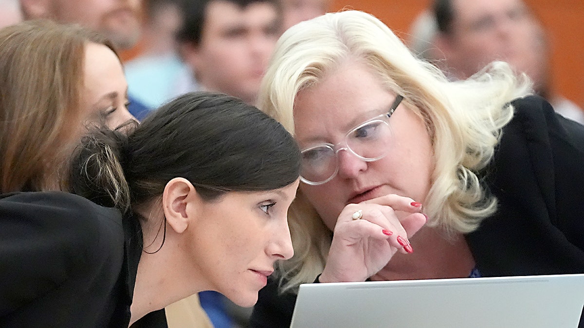 Lawyer Kathryn Nester in court with Kouri Richins.