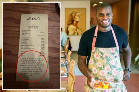America’s best restaurant stokes outrage with automatic 20% tip because of country’s ‘racist’ past