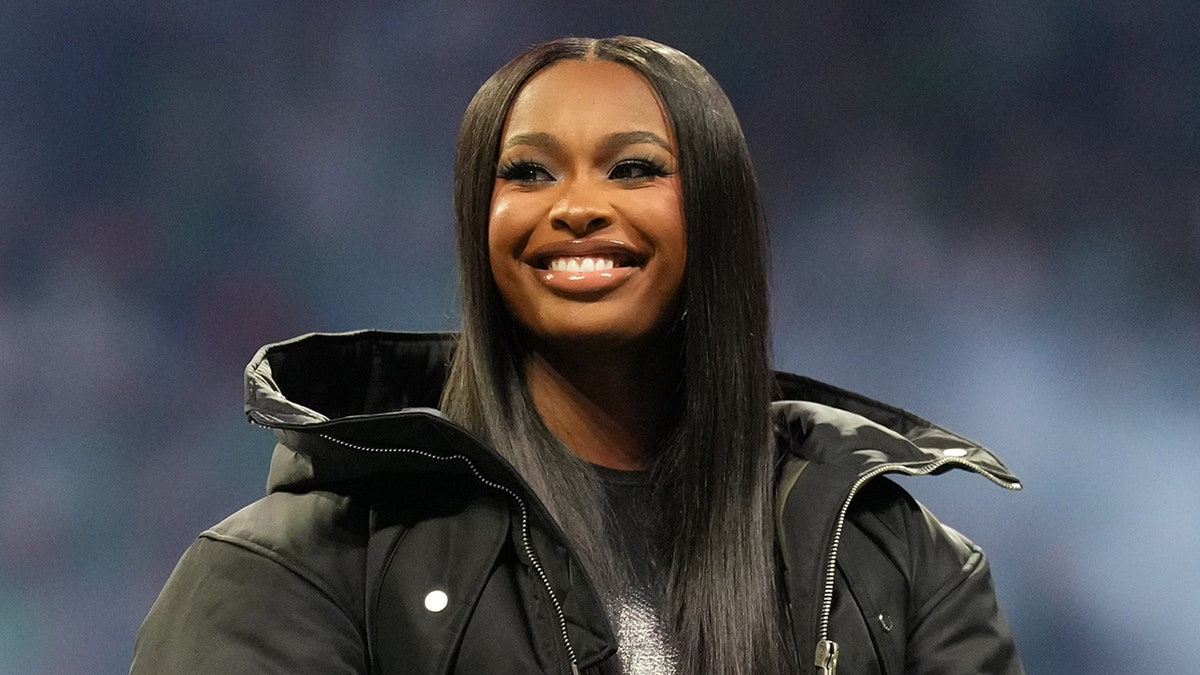 Coco Jones at the national championship