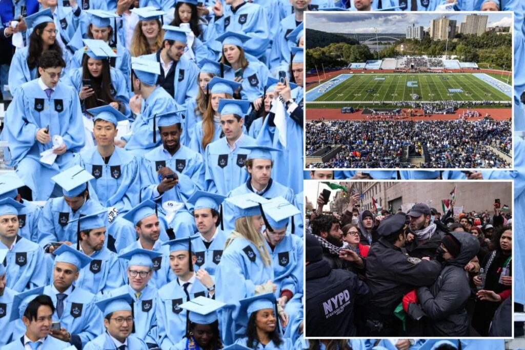 Columbia ‘punishing’ graduating class for anti-Israel protests by moving ceremony, students claim: ‘So evil’ Columbia ‘punishing’ graduating class for anti-Israel protests by moving ceremony, students claim: ‘So evil’