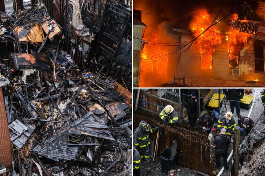 17-day-old infant missing following NYC home inferno that killed woman, ‘melted skin’ off man
