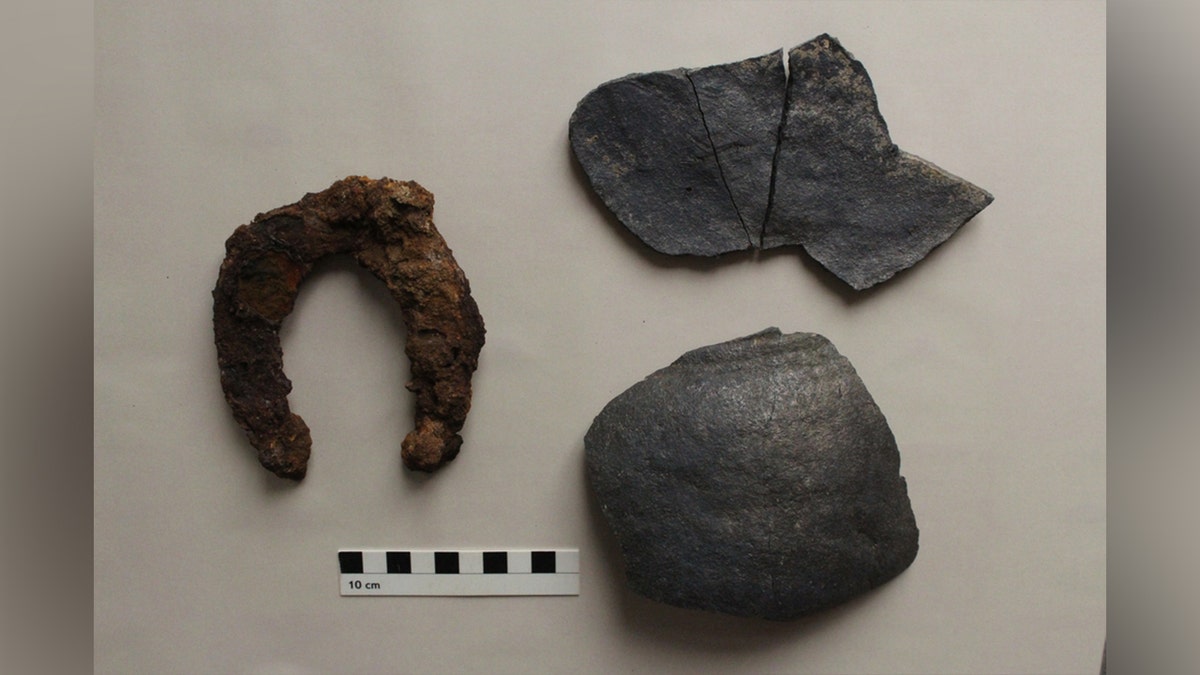 Artifacts found at site