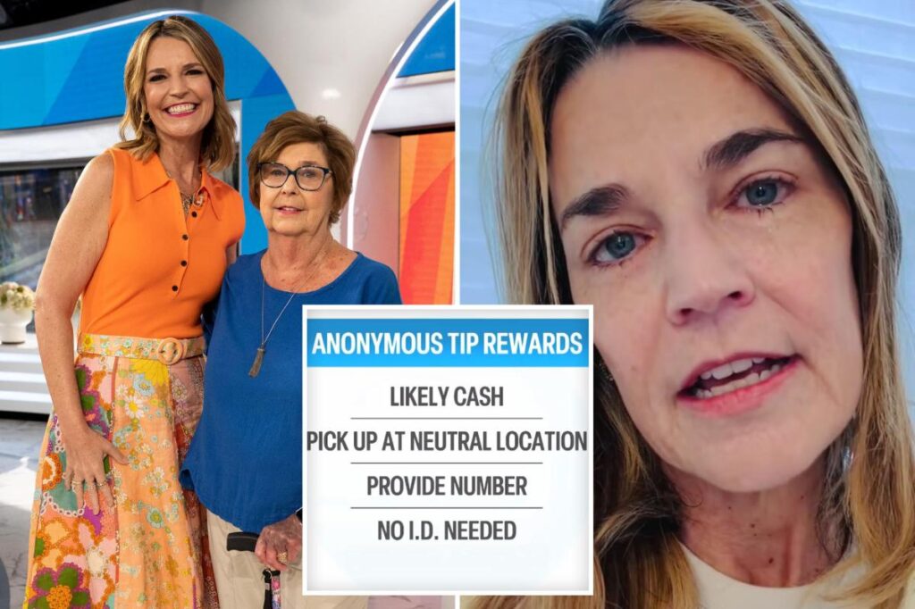 Savannah Guthrie reveals details of M family reward in new desperate bid for help finding her mom