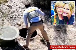 Cops seen searching septic tank behind Nancy Guthrie’s Arizona house in latest twist
