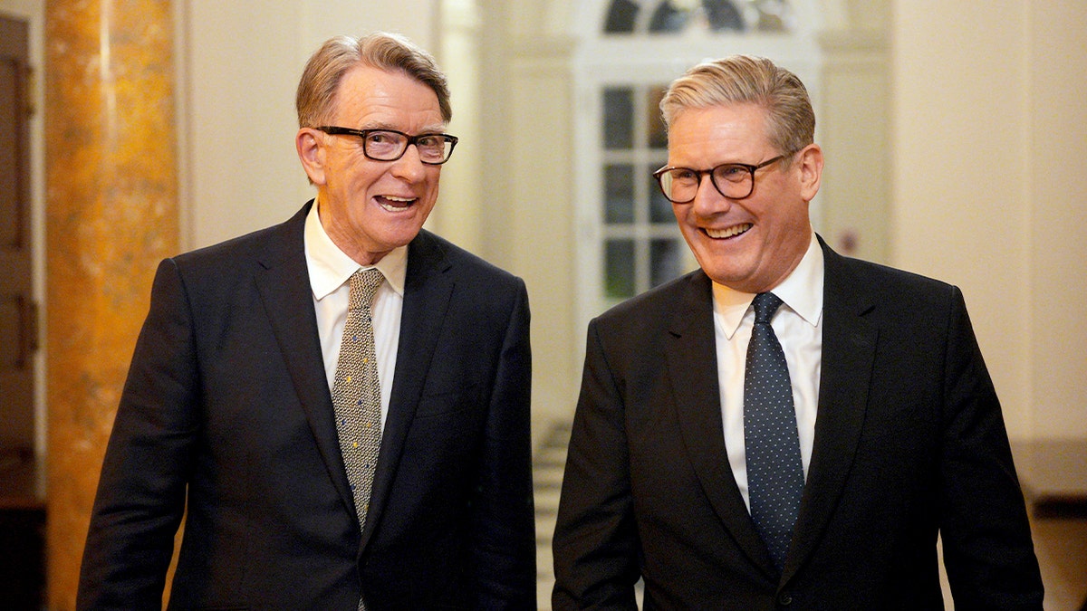 Britain’s prime minister and a senior diplomat speak at a formal reception in Washington.