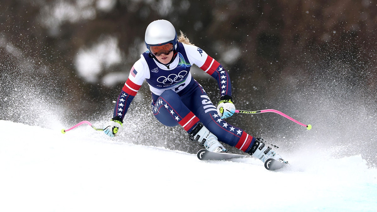 Lindsey Vonn completes training session