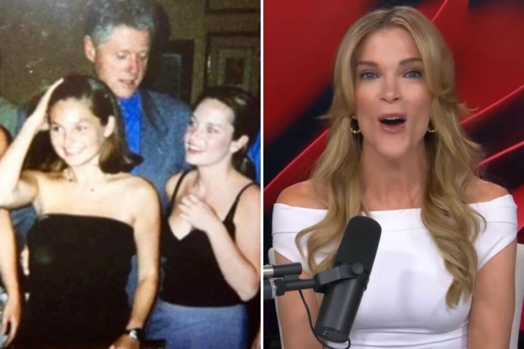 Megyn Kelly shares decades-old photo of Clinton allegedly ogling her young friend — hours before Epstein testimony
