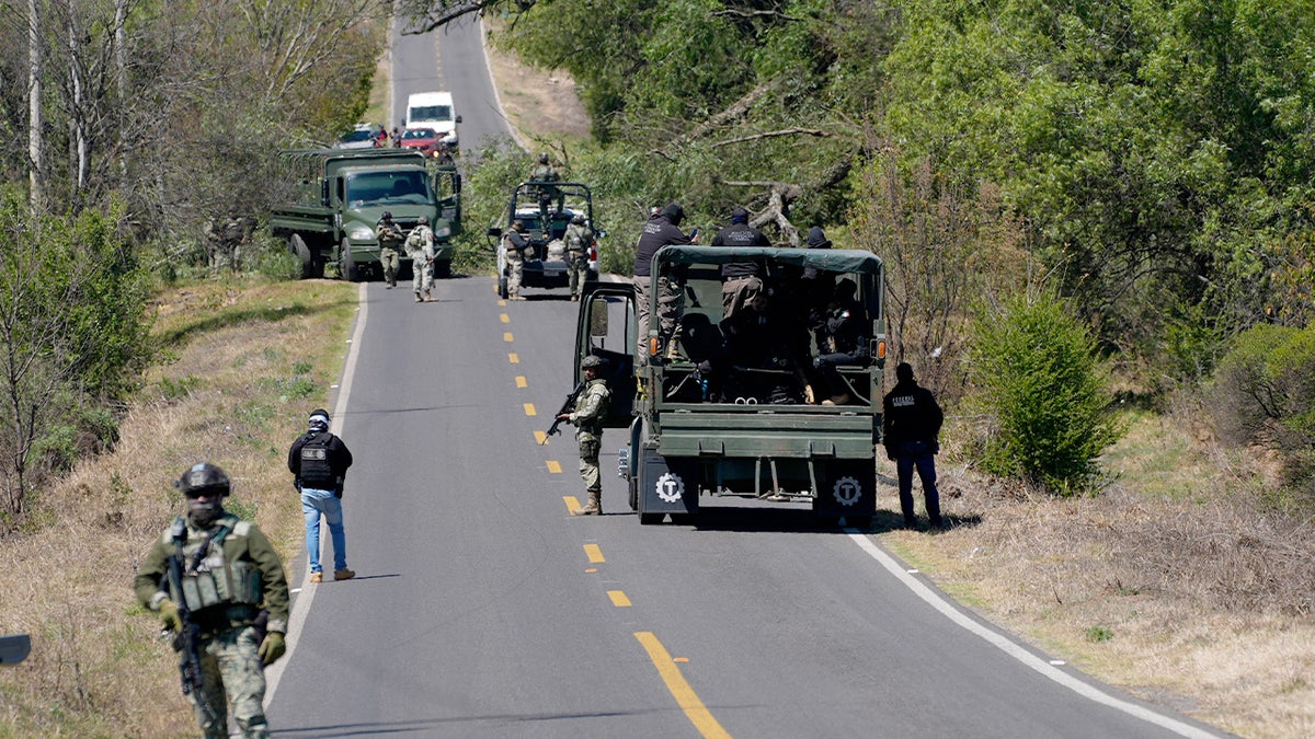 Roadblock in Mexico