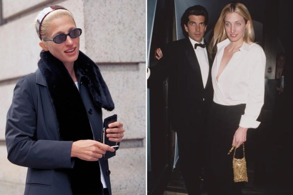 Exclusive | Platinum blond,  headbands — and the return of the flat cap: How JFK Jr. and Carolyn Bessette Kennedy’s ‘Love Story’ inspired a fashion renaissance and booming business for NYC