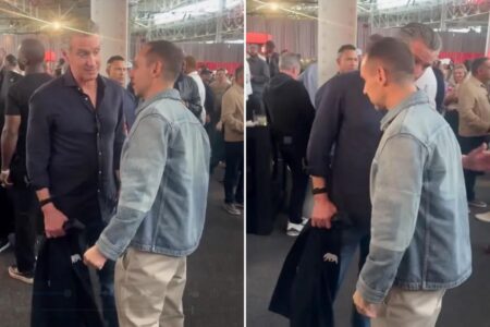 Gavin Newsom spotted at another Super Bowl party