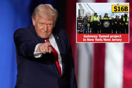 Trump uses NYC real estate skills to halt Gateway Tunnel, Canada’s bridge — and get what he wants