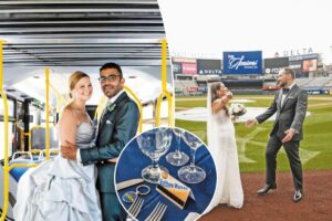 Think local: These weddings went big on neighborhood pride