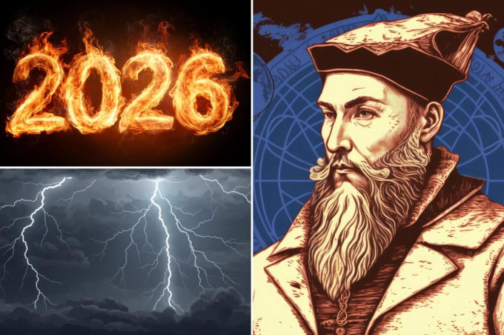 Nostradamus’ predictions for 2026 include rivers of blood, plague of bees and death by lightning
