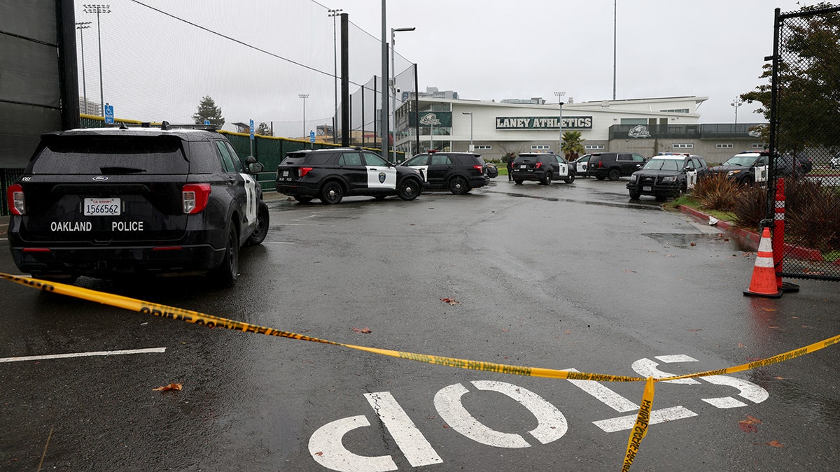 Crime scene in Oakland