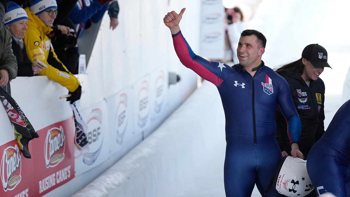 Frank Del Duca at the 2025 world championships