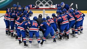 Team USA women’s hockey powers past Finland at Milan Cortina Games, ties Olympic record